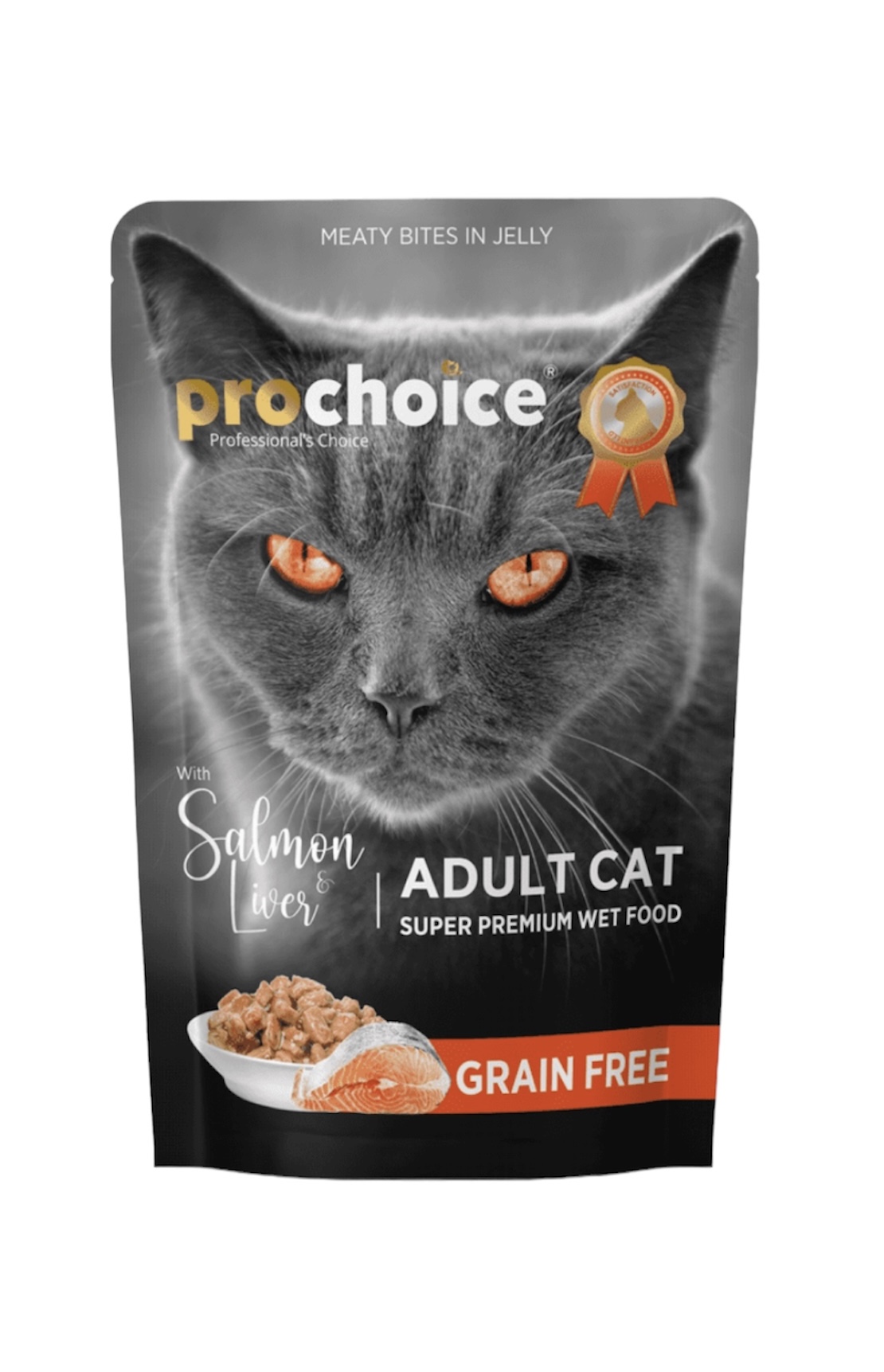ProChoice Adult Cat Salmon & Liver In Jelly 85gr