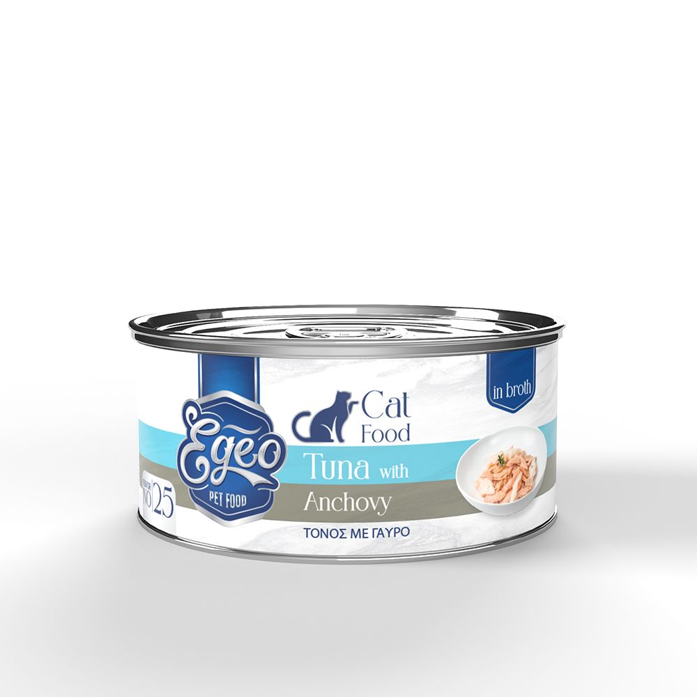Egeo Cat Φιλέτο Τόνου με Γαύρο σε Ζωμό 70gr