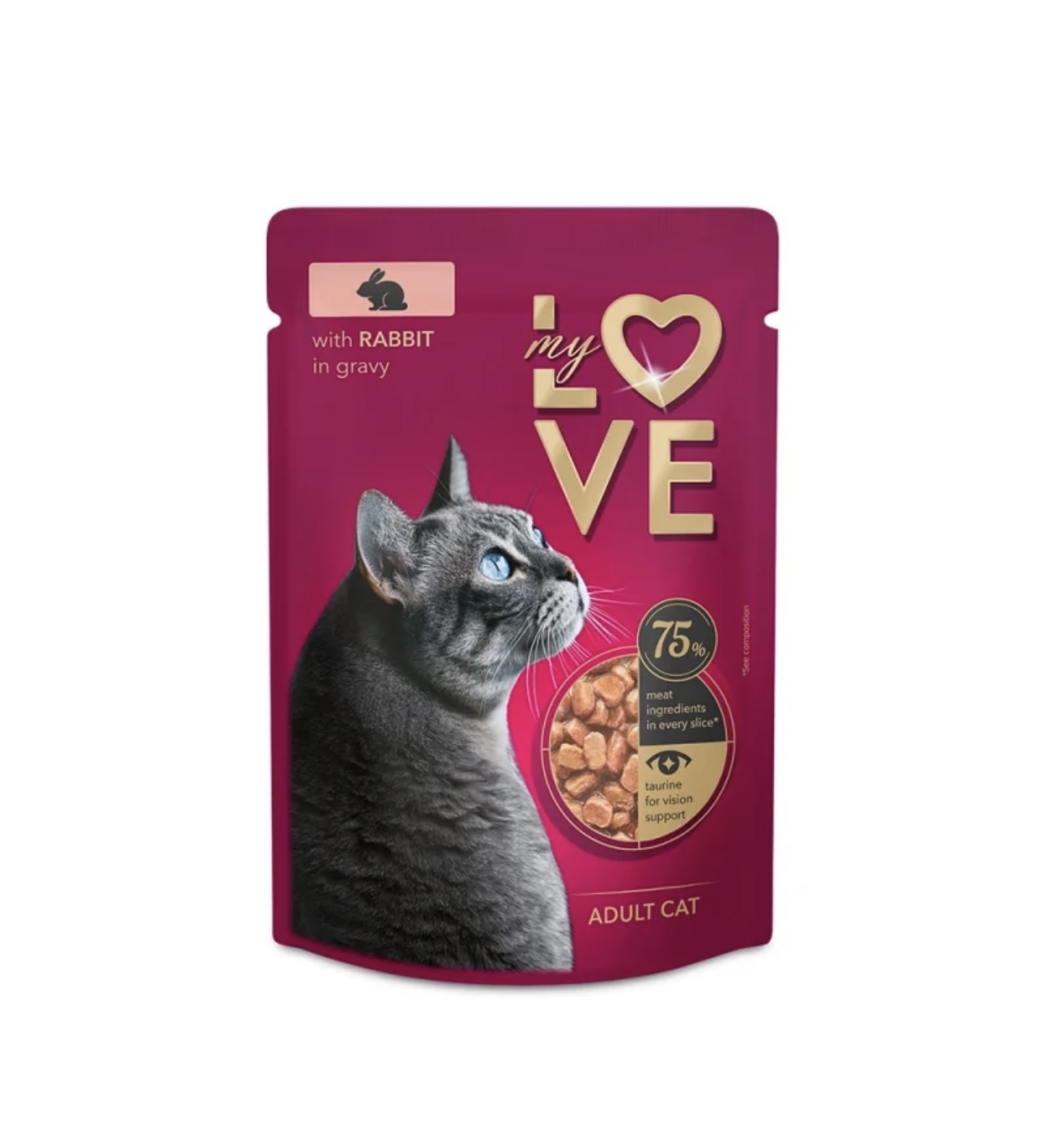 My Love Adult Κουνέλι σε σάλτσα 85gr