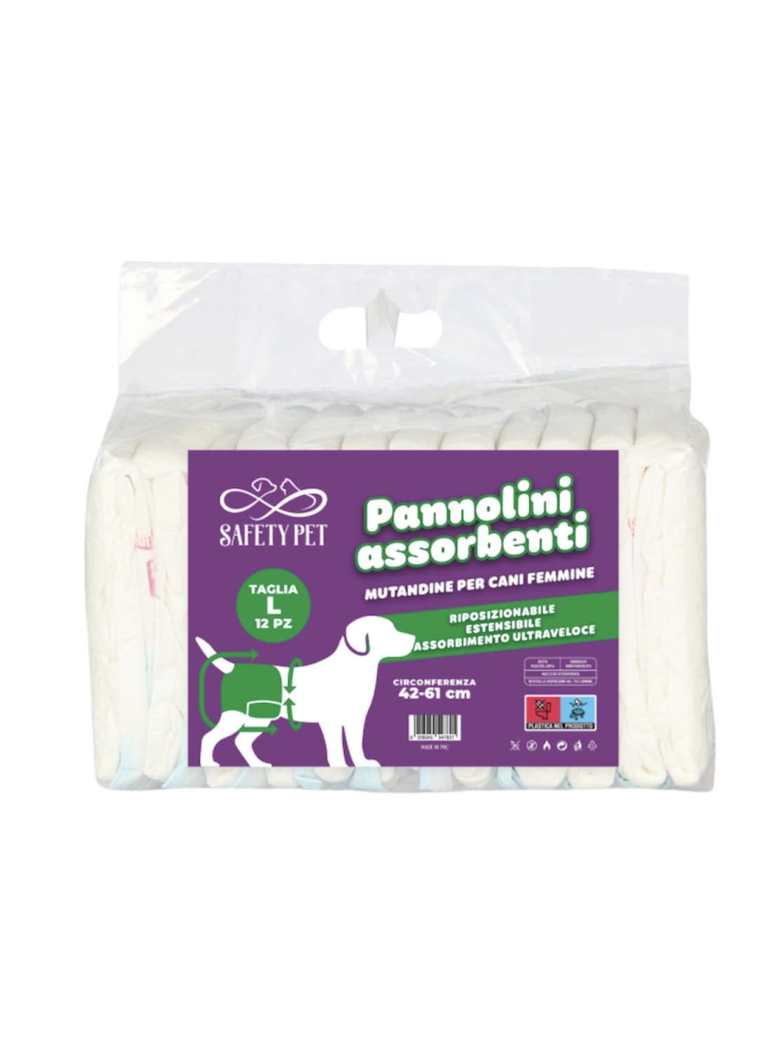Safety Pet Πάνες Βρακάκι Large 
