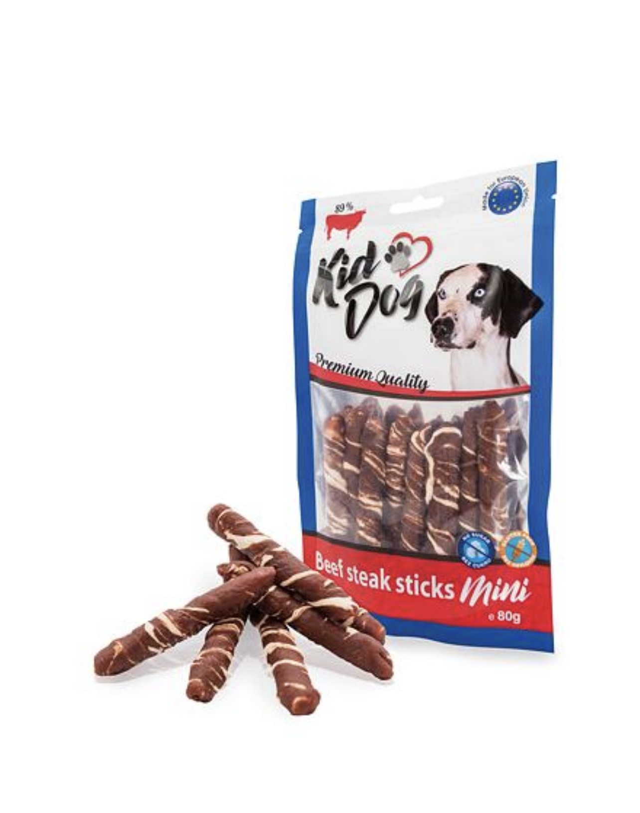 Kid Dog Beef Steak Stick 80gr