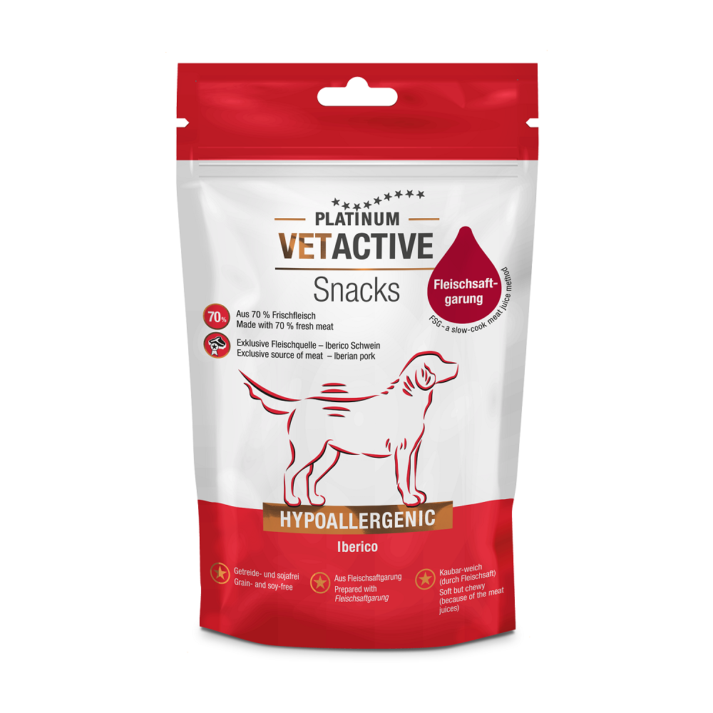 Platinum Vetactive Hypoallergenic Snack Ιβηρικό Χοιρινό 200gr