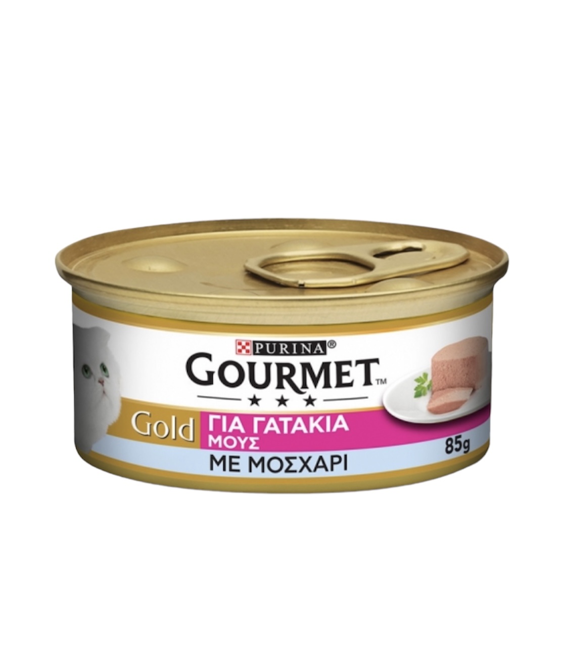 Purina Gourmet Gold Kitten Μους με Μοσχάρι 85gr