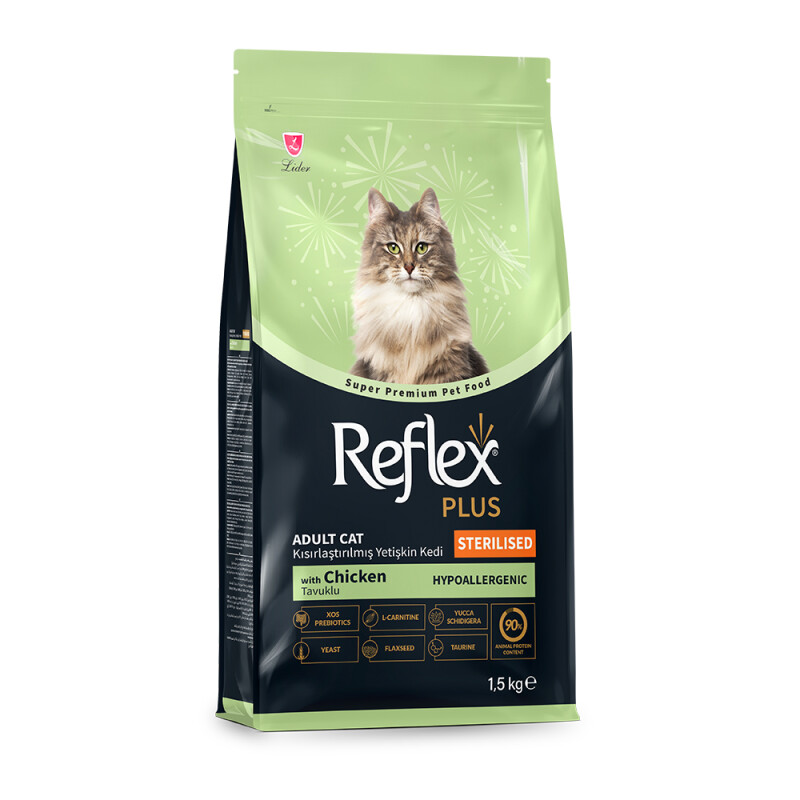 Reflex Plus Adult Sterilised Chicken 1,5kg