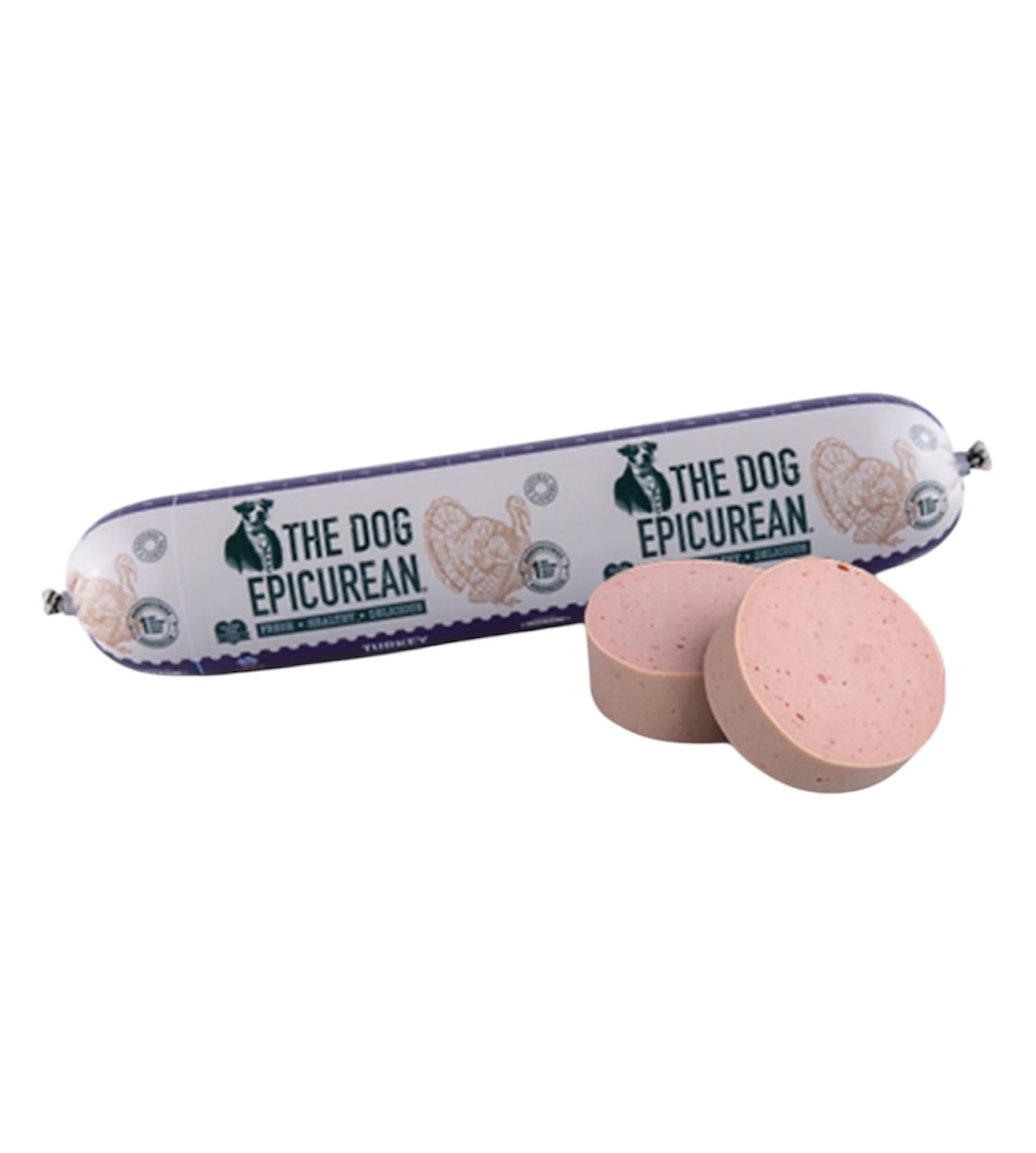 The Epicurean Dog  Σαλάμι με Γαλοπούλα  800gr