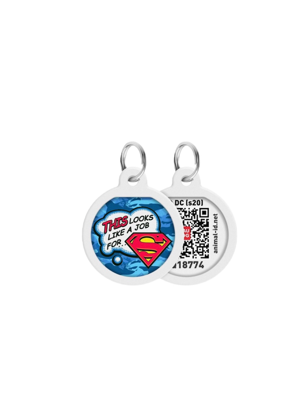 WauDog Smart ID "Work for Superman" 25mm