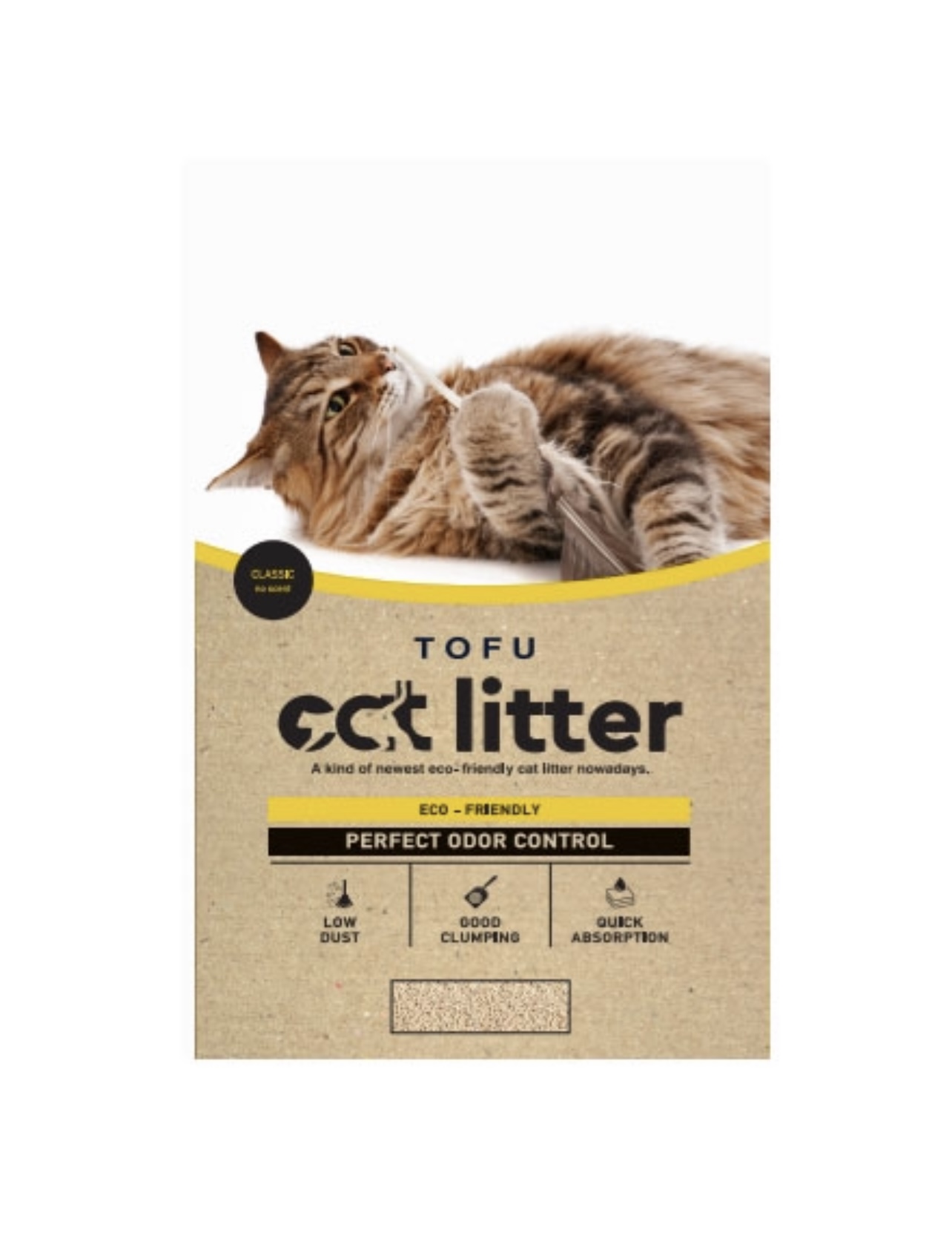 Tofu Cat Litter Clumping Classic 2.5kg