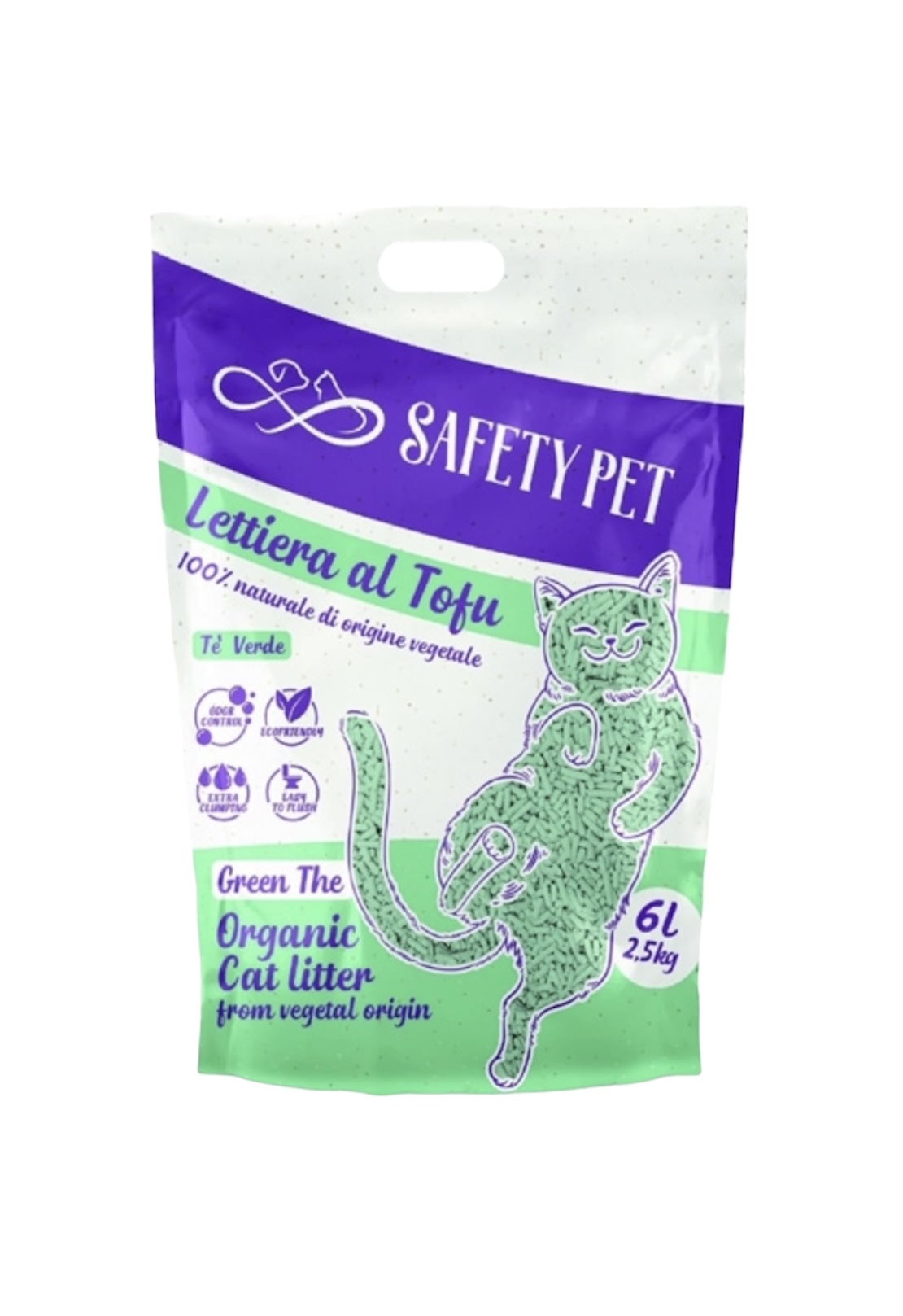 Safety Pet Tofu Green Tea 6lt / 2.5kg