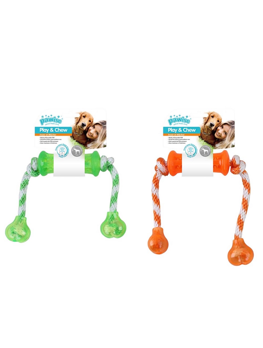 PW Παιχνίδι Σκύλου Play & Chew Dumbell Green 50cm