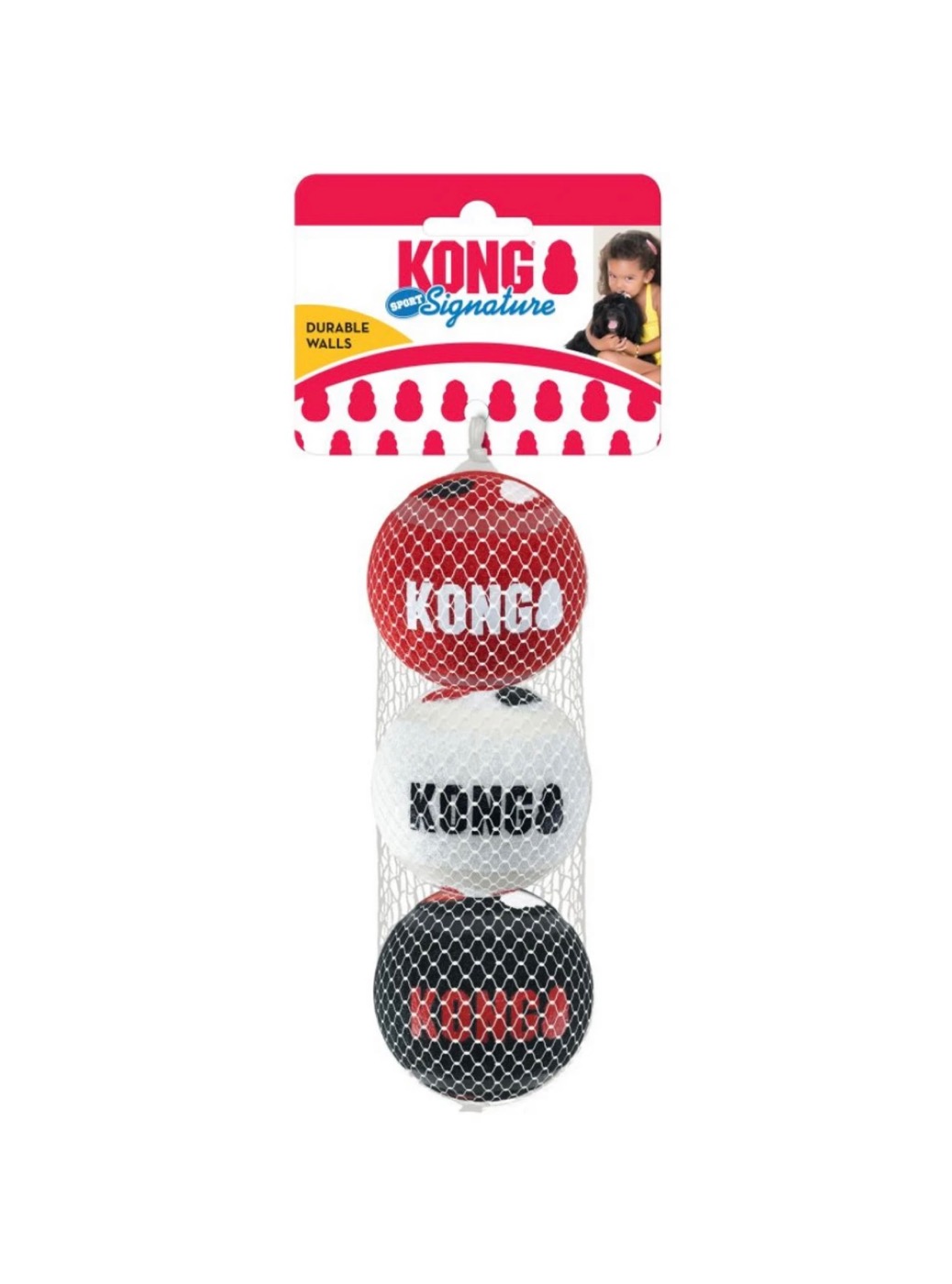 Kong Signature Sport Balls Medium 3τμχ