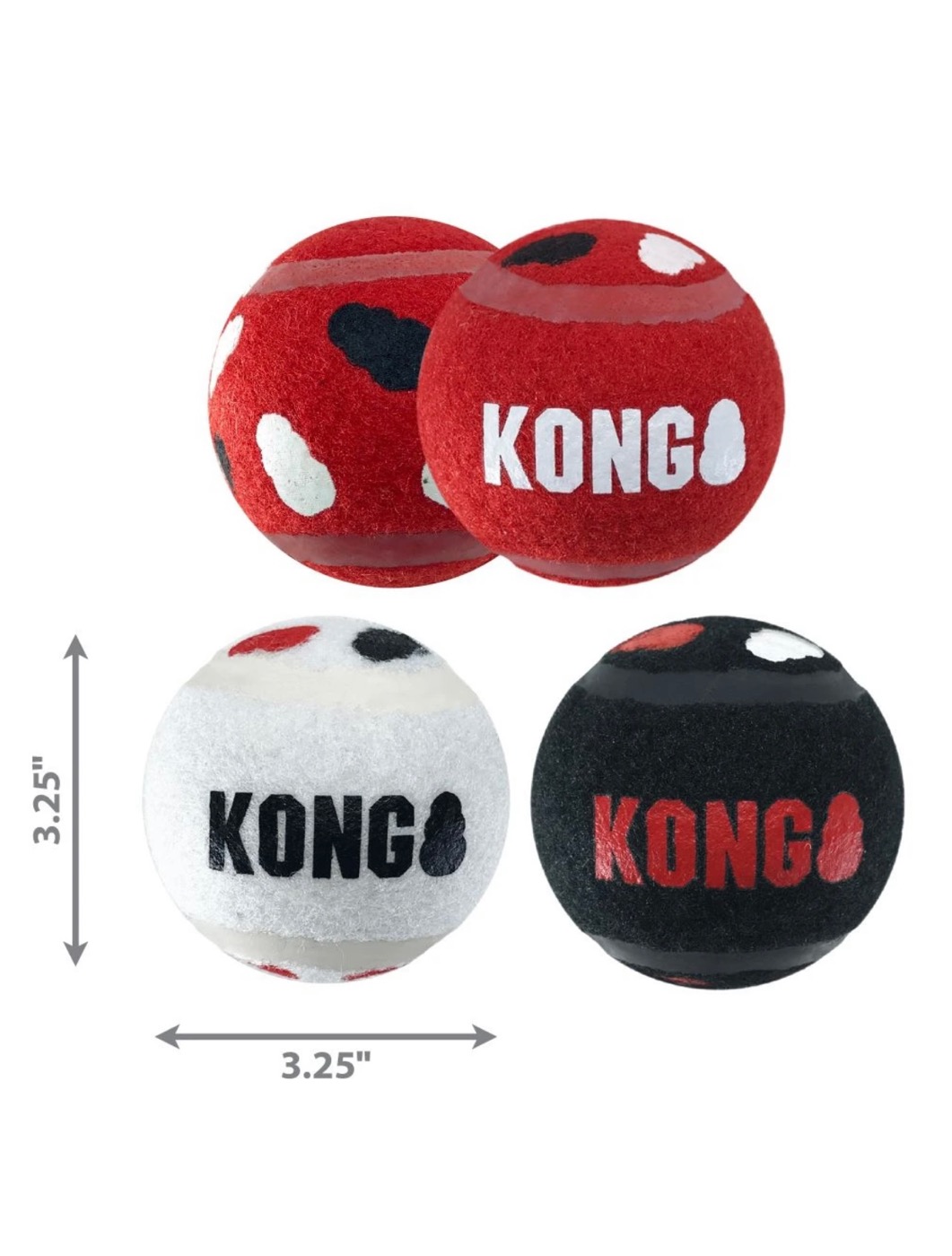 Kong Signature Sport Balls Large 2τμχ