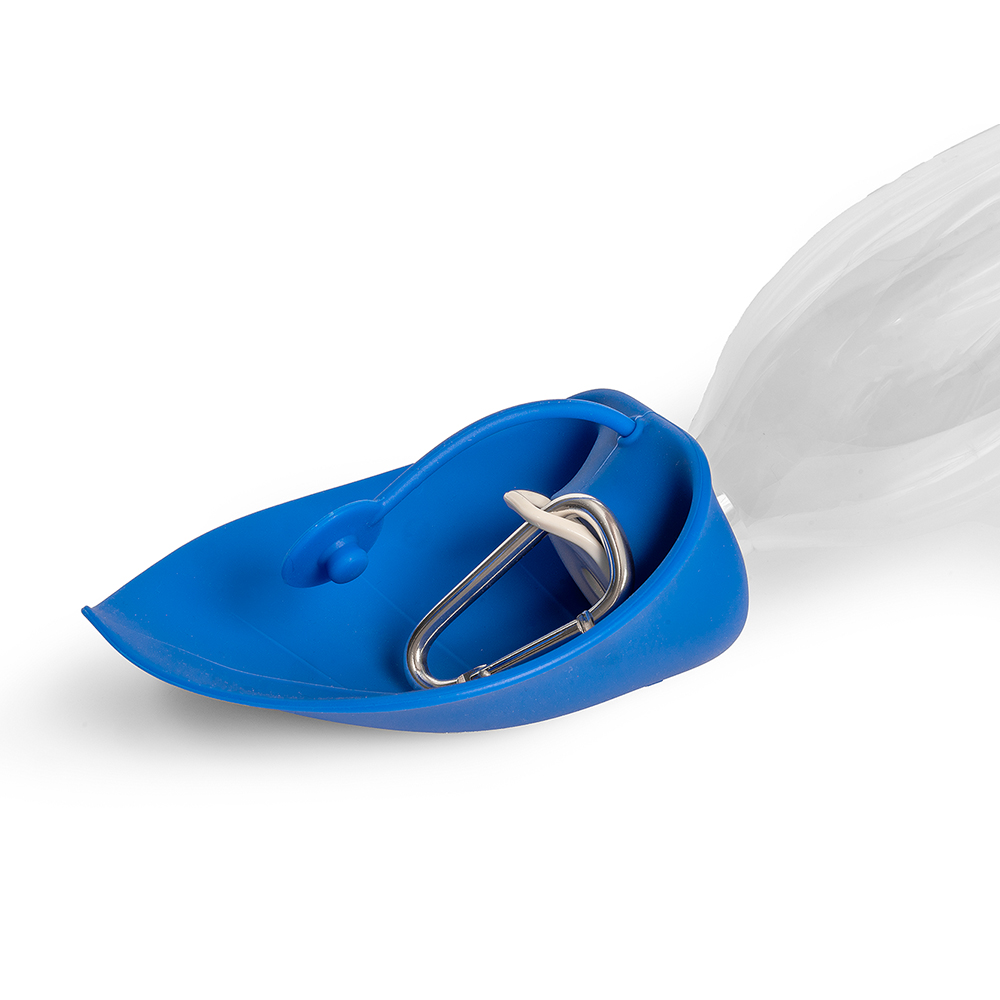 Παγούρι Νερού με Σιλικόνη Forest Μπλέ 600ml