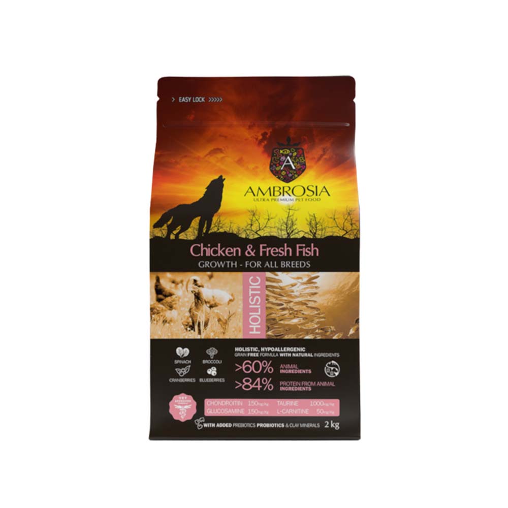 Ambrosia Chicken & Fresh Fish Growth 2Kg