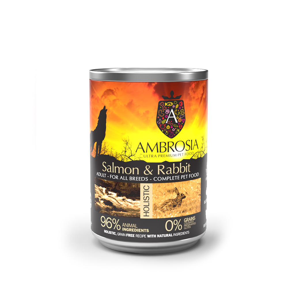 Ambrosia Grain Free Sensitive Salmon & Rabbit 400gr