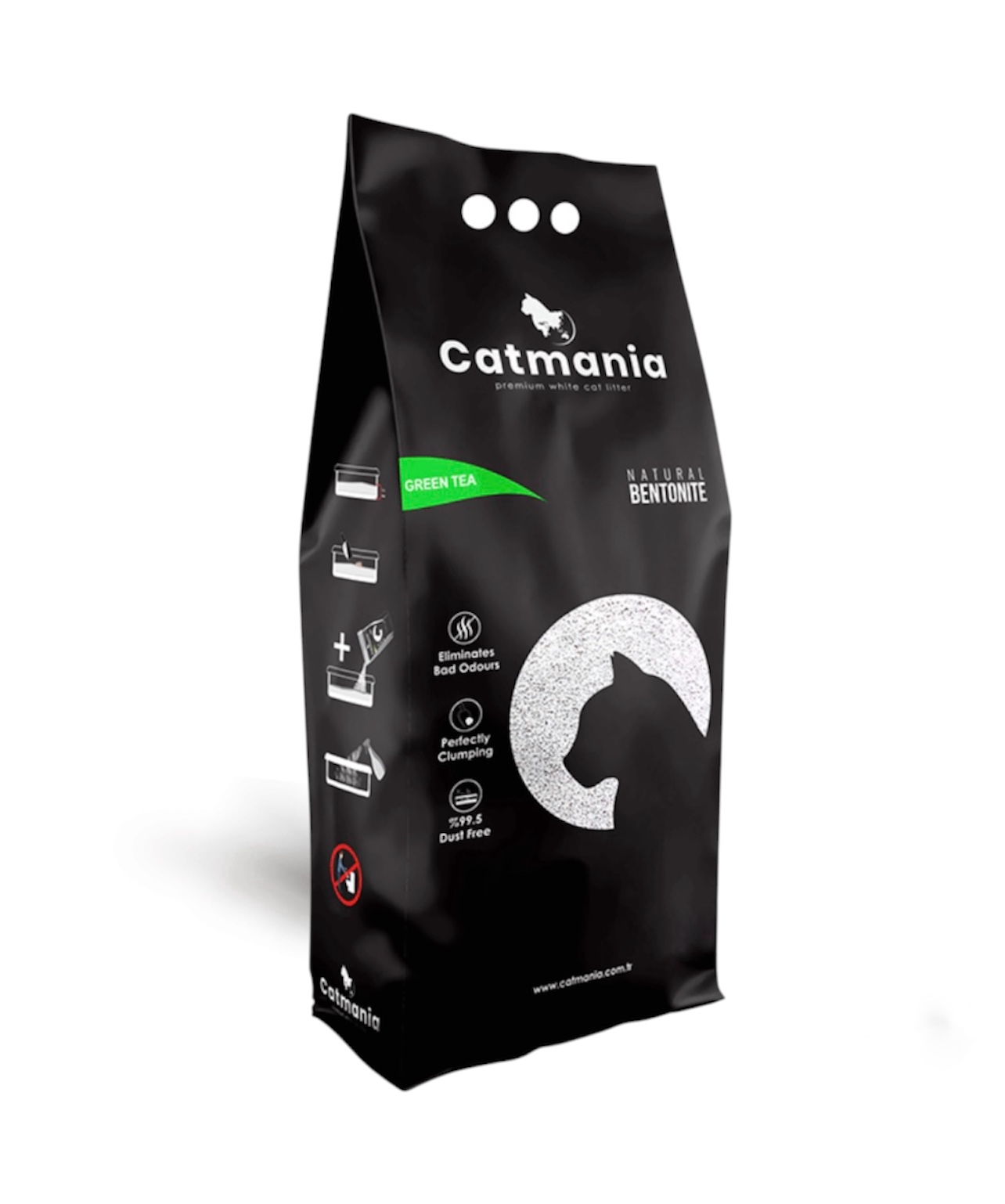 Catmania Clumping με Πράσινο Τσάι 5L (4,3kg)