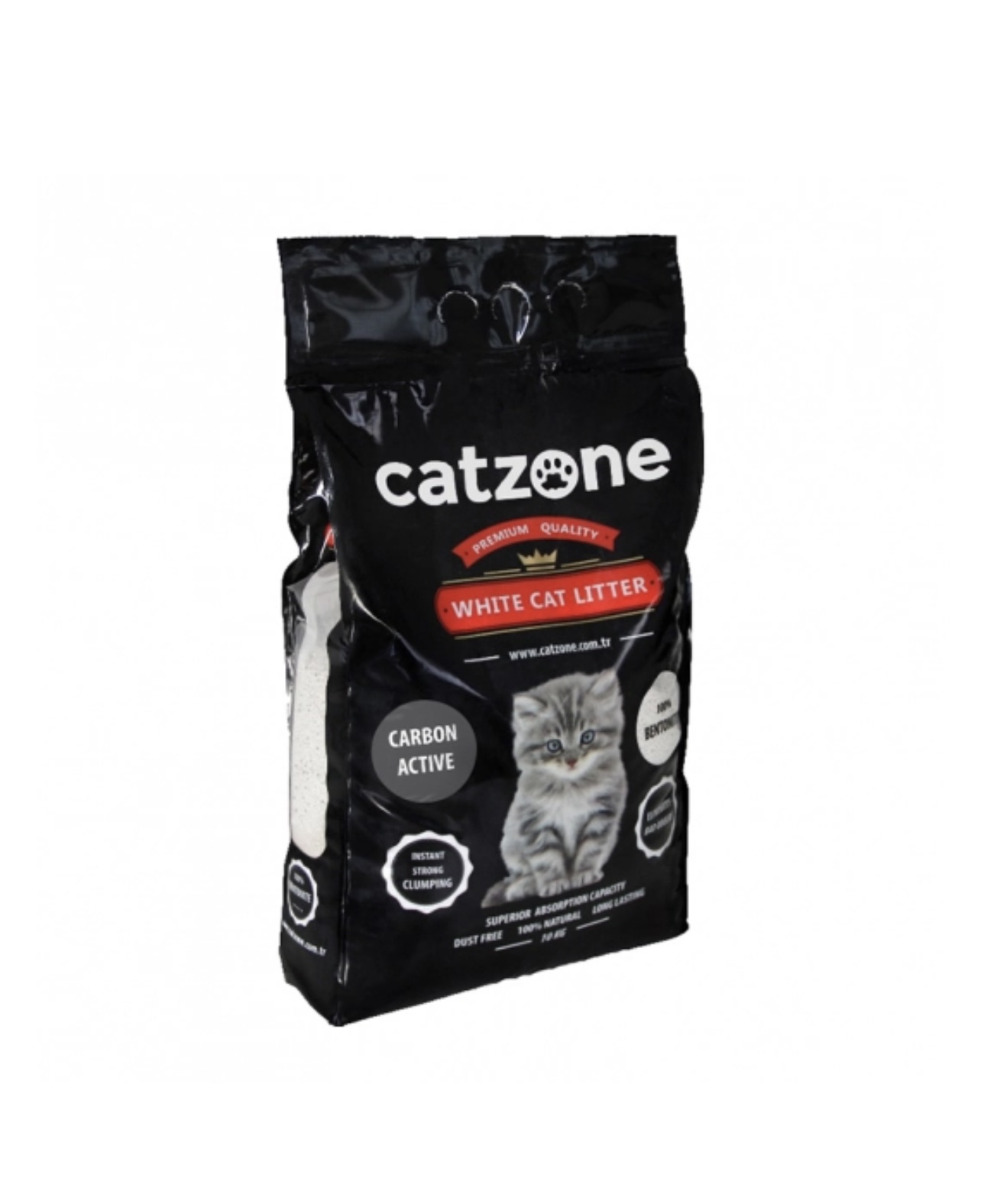 Catzone Clumping Άμμος Υγιεινής με Ενεργό Άνθρακα 5kg