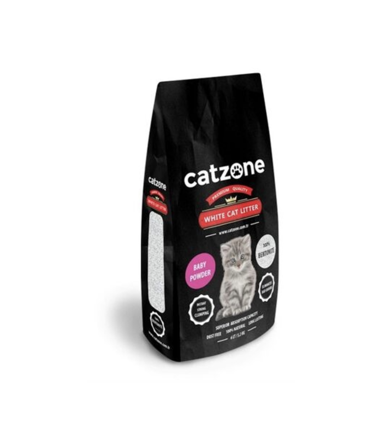 Catzone Clumping Άμμος Υγιεινής με Πούδρα 10Kg