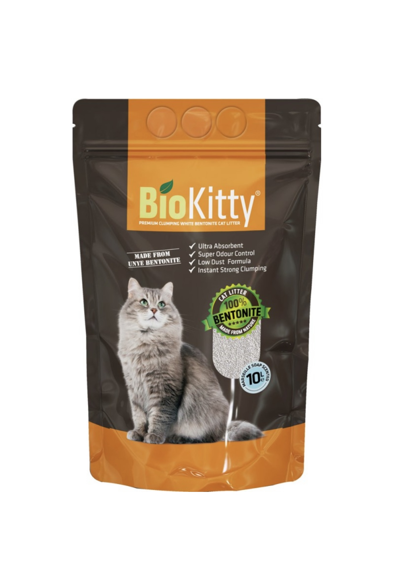 Biokitty Clumping Άμμος Γάτας Με Άρωμα Σαπούνι Μασσαλίας 20lt 