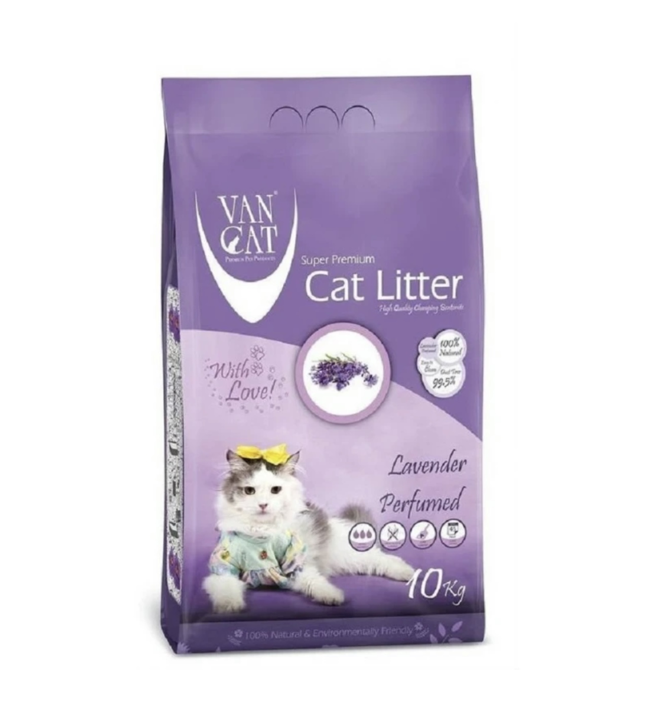 Van Cat Ultra Lavender Clumping 10kg (Ψιλή)
