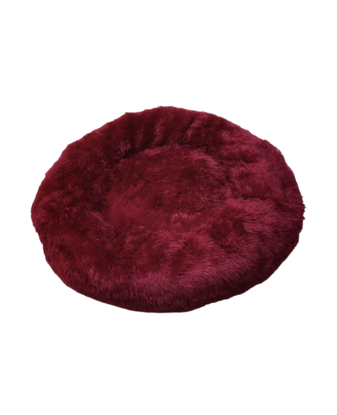 Fluffy Bed Dark Red 80cm