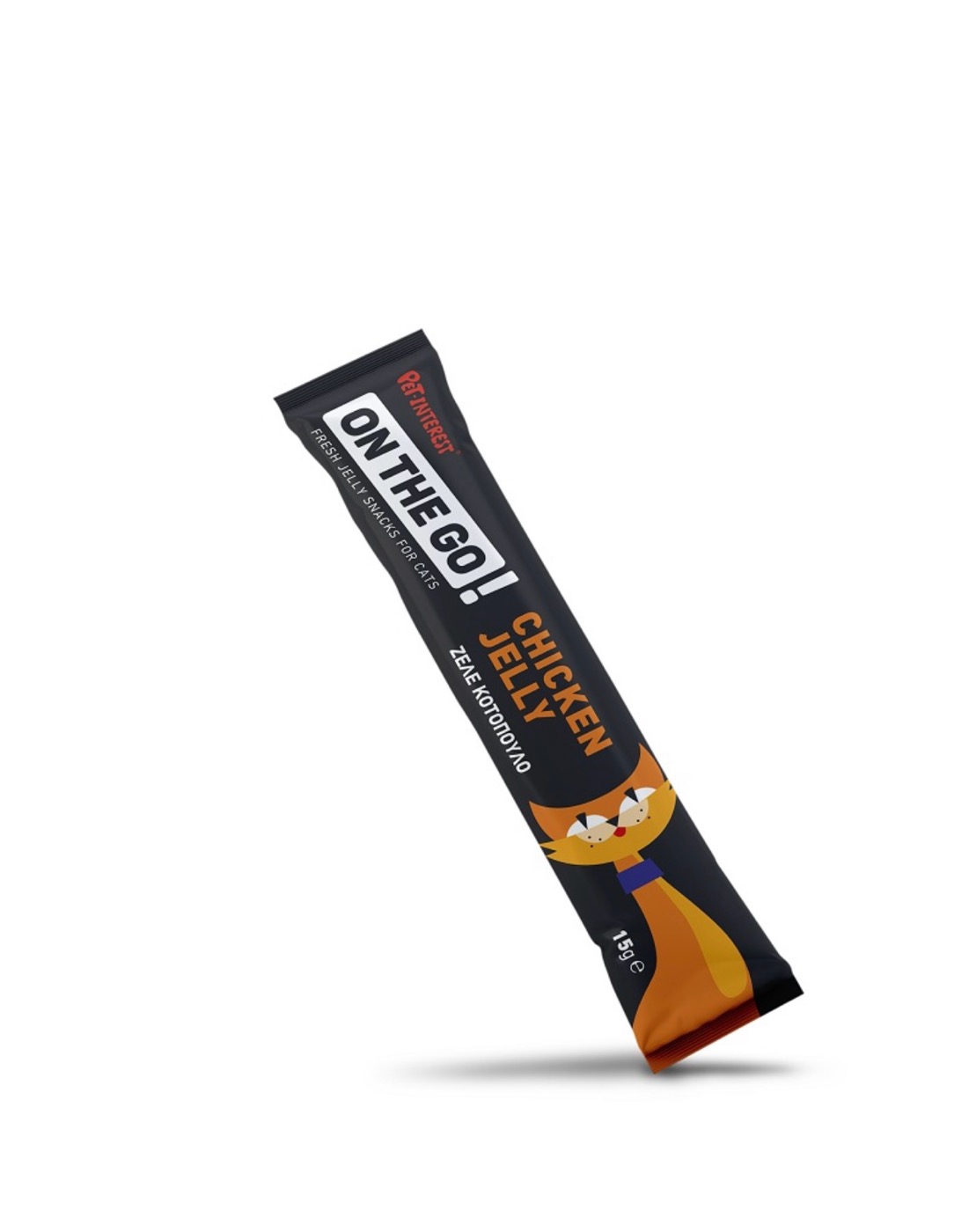 On The Go Chicken Jelly Cat Snack 15gr