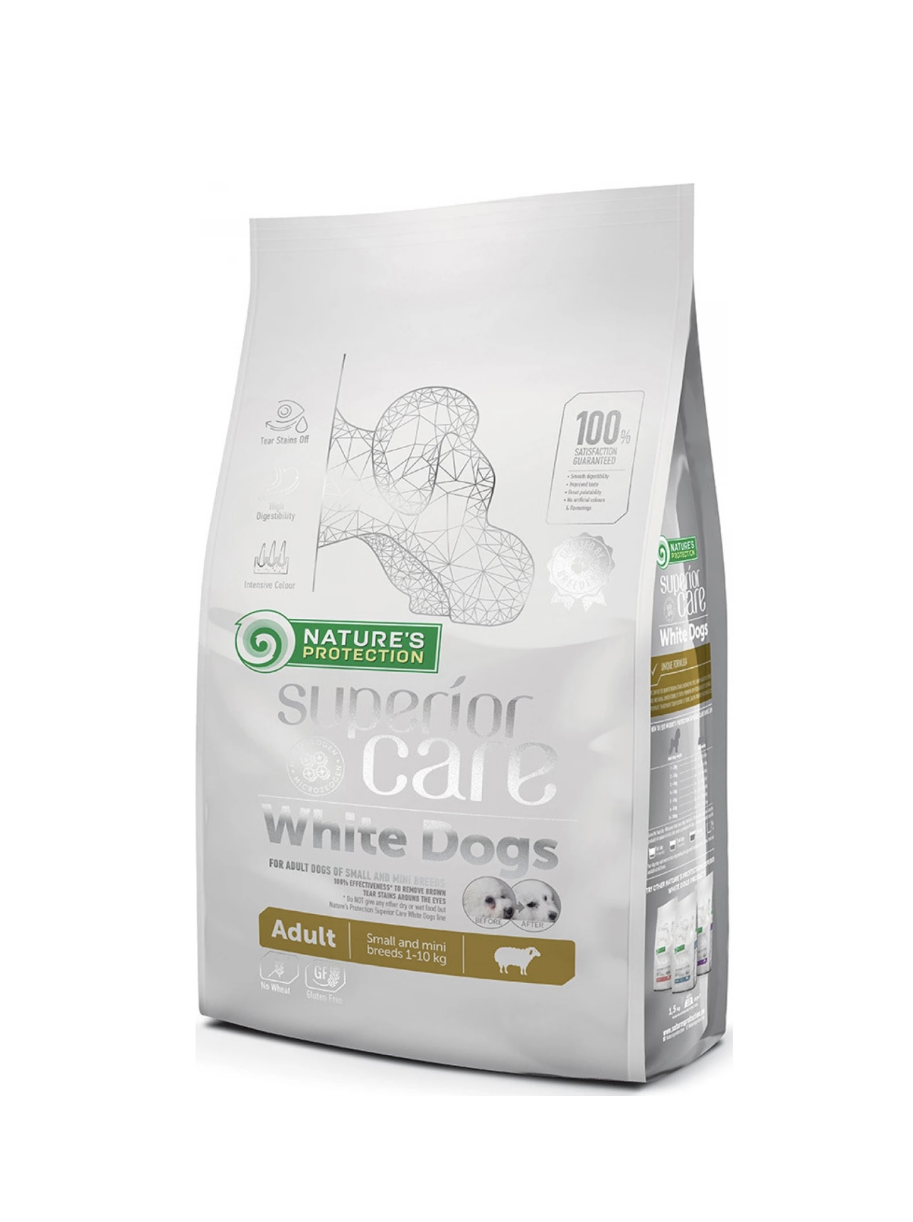 Nature's Protection Superior Care White Dogs Lamb 1.5kg