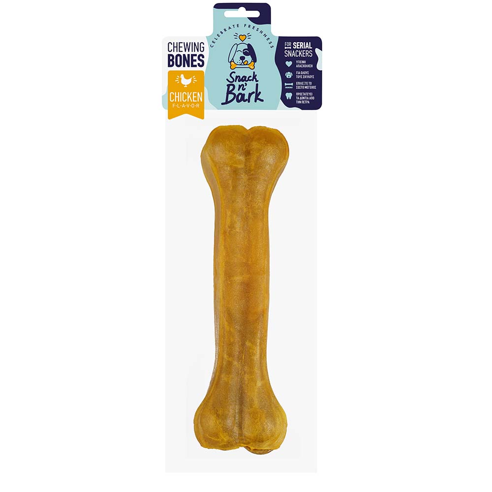 Snack & Bark Chewing Bones Chicken 26cm 250gr