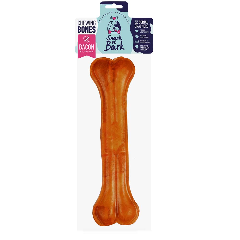Celebrate Freshness Snack n Bark Συμπαγές κόκκαλο Bacon 26cm 250gr