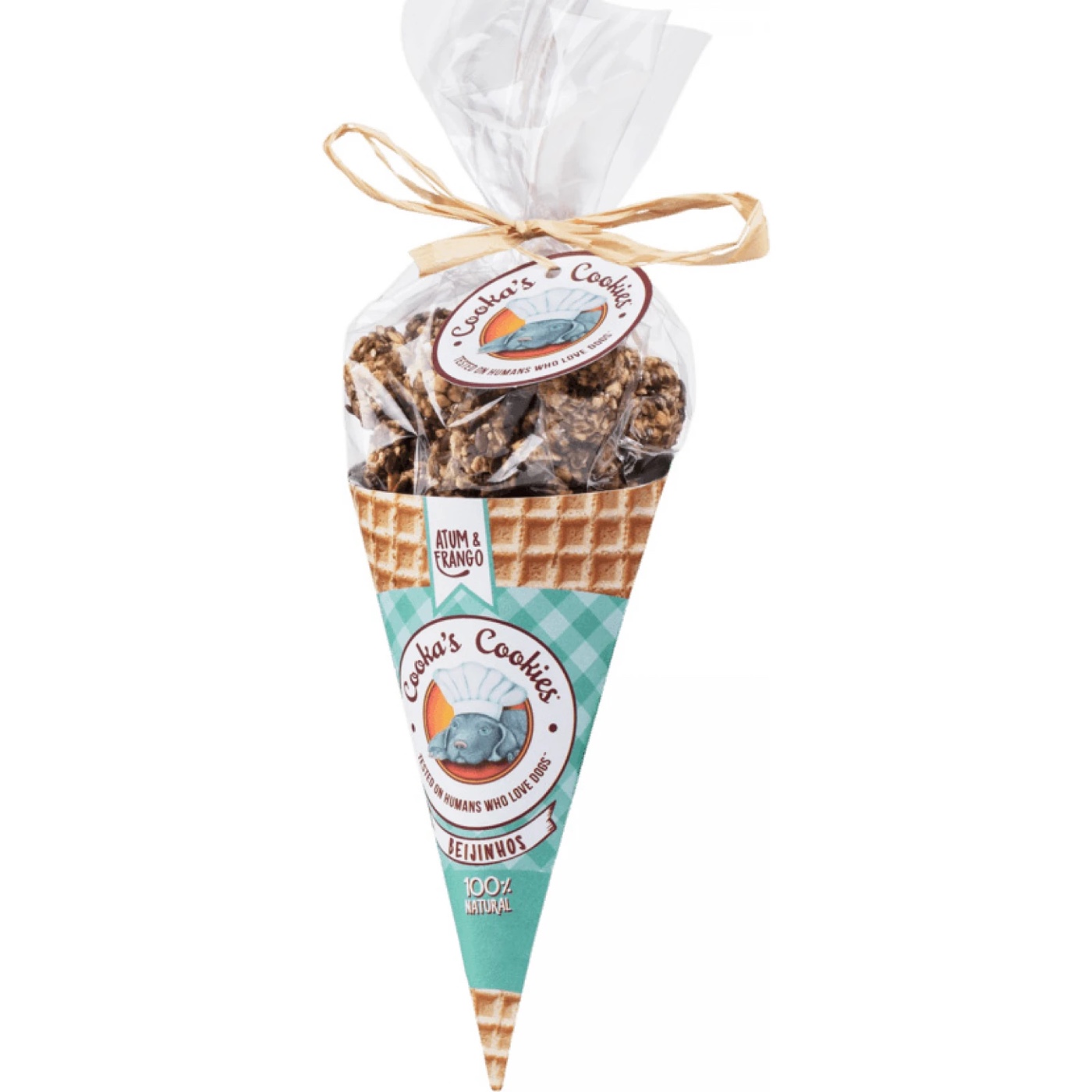 Cooka's Cookies Little Kisses Μπισκότα με Τόνο και Κοτόπουλο 50gr