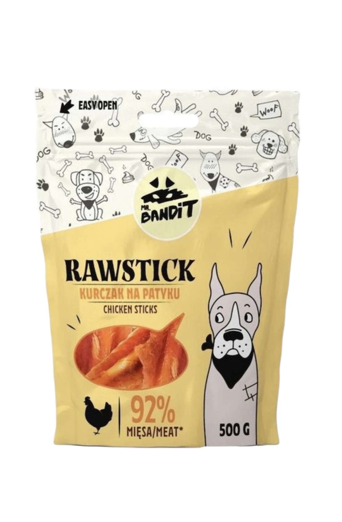 Mr Bandit Rawstick Chicken Sticks 500gr
