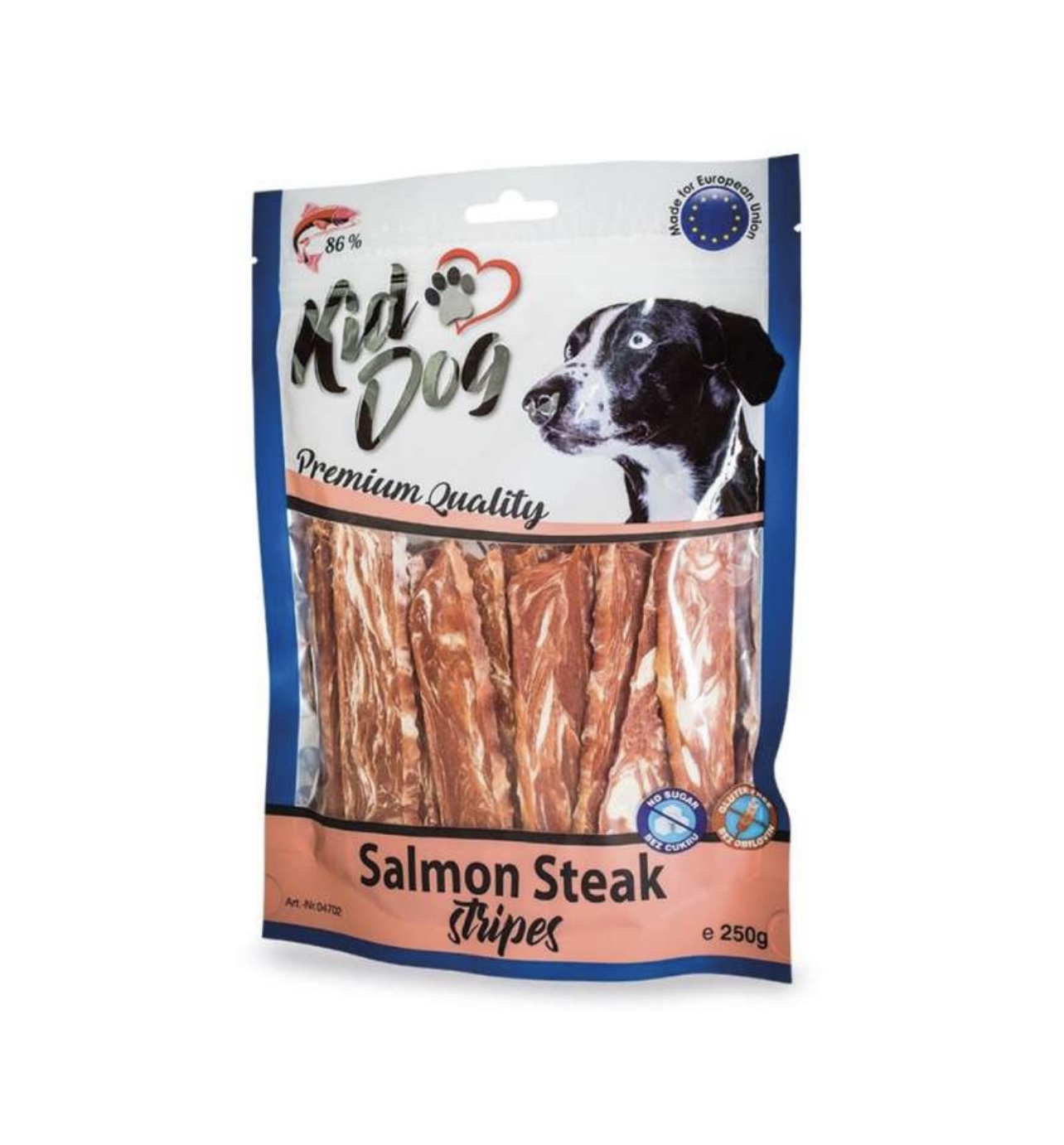 KidDog Salmon Steak in Strip 250gr