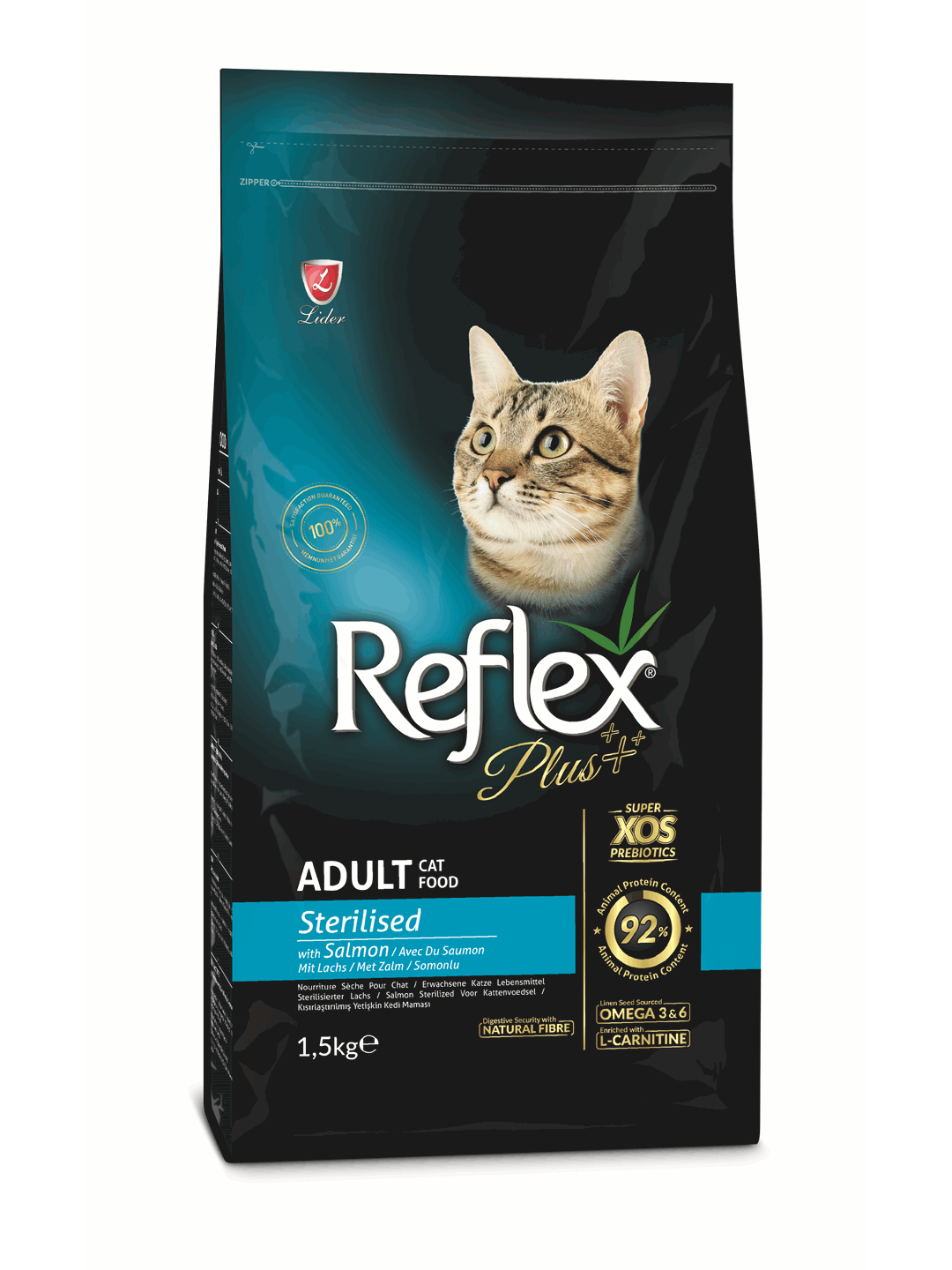 Reflex Plus Adult Sterilised Salmon 1.5kg