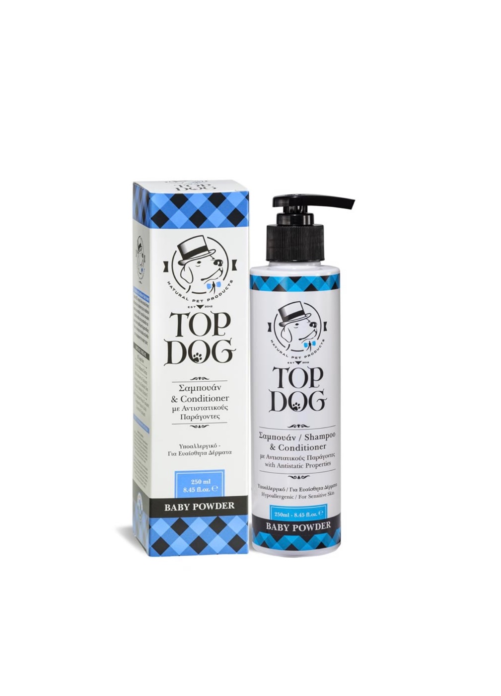 Top Dog Σαμπουάν  Baby Powder 250ml