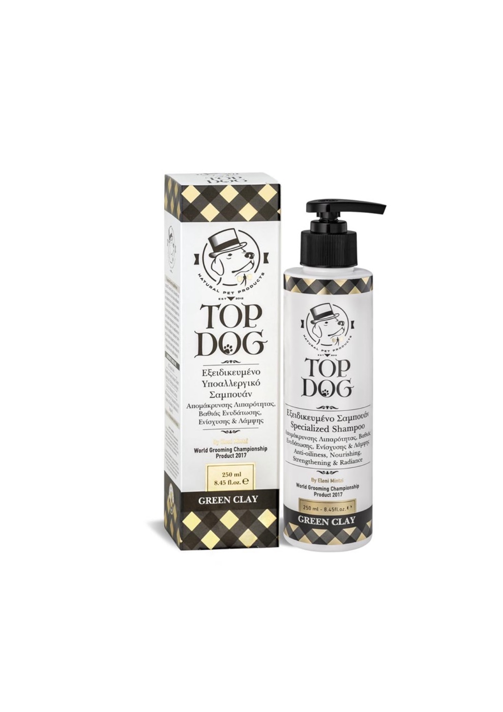 Top Dog Σαμπουάν Green Clay 250ml