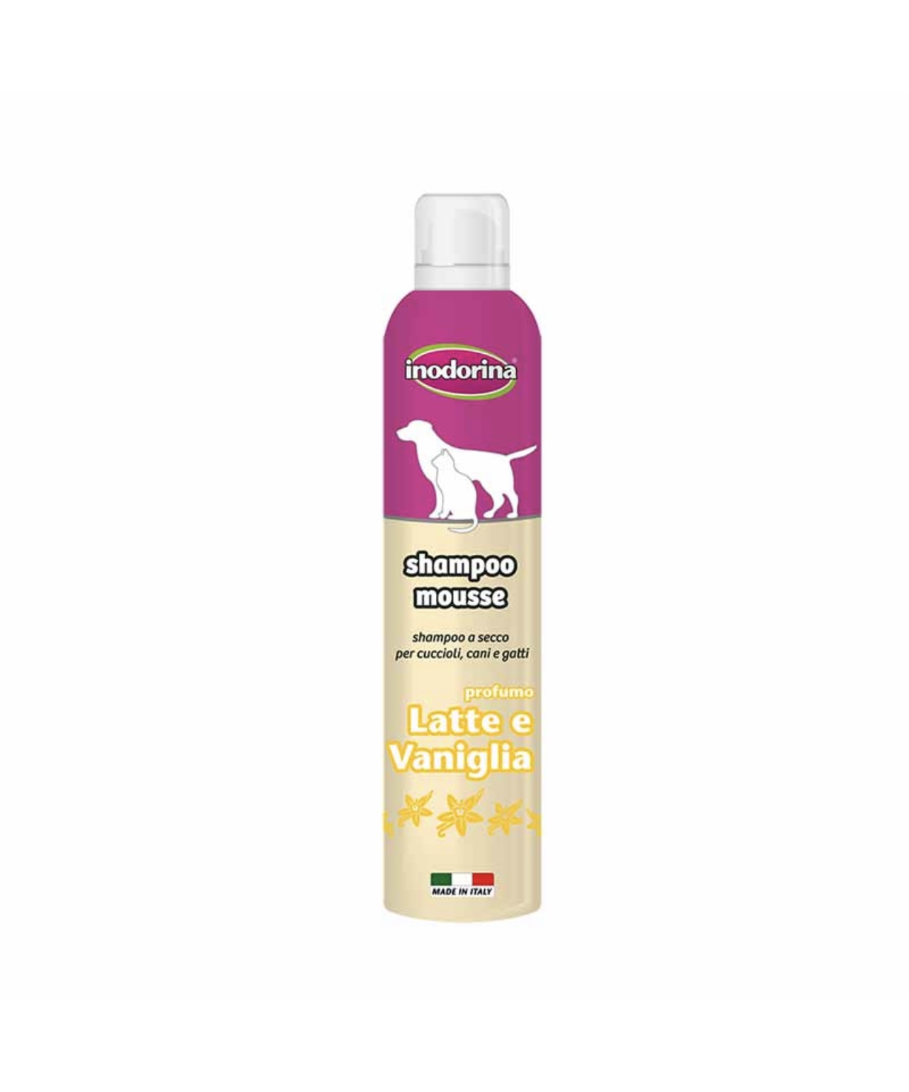 Inodorina Σαμπουάν Mousse Milk & Vanillia 300ml