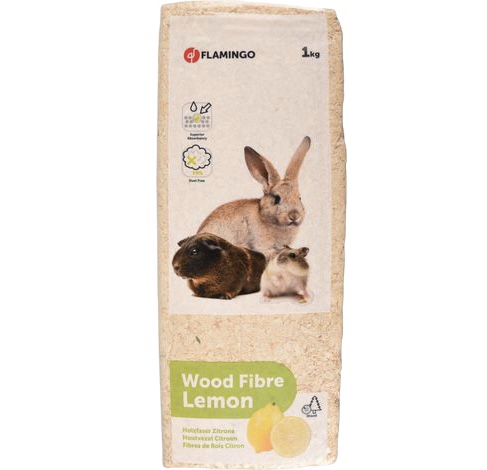 Flamingo Wood Fibre Lemon 1kg