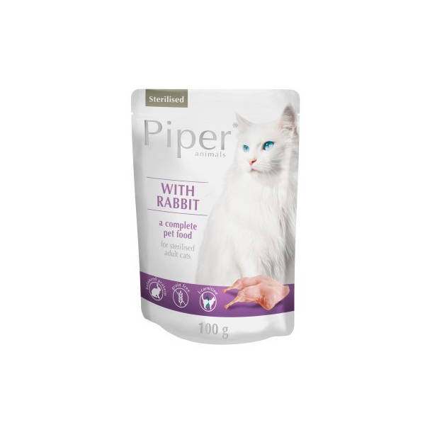Piper Sterilised With Rabbit 100gr